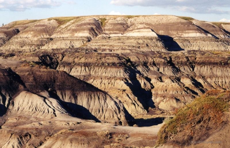 Drumheller valley sedimentary formation